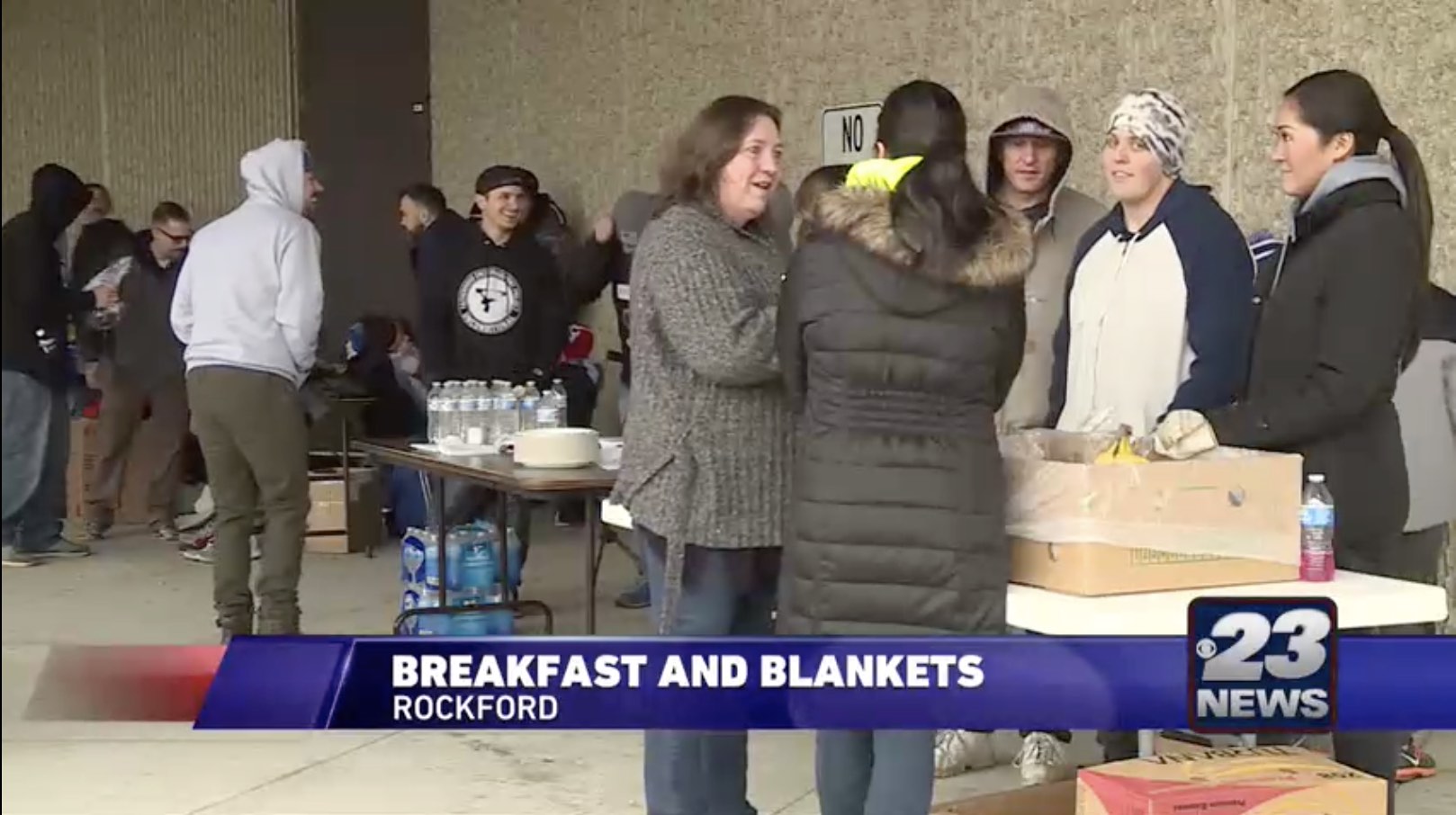 Breakfast and Blankets event serves 115 people