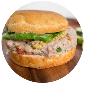 veggie burger - healthy premade meals