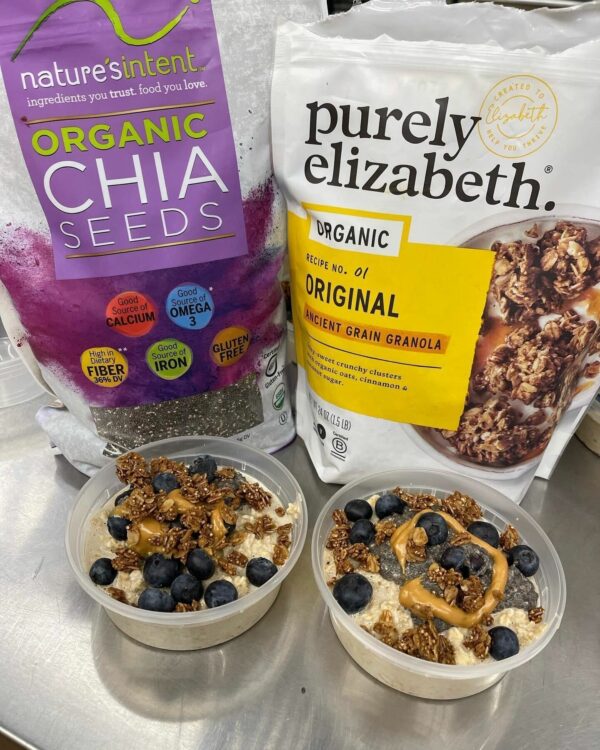 chia seeds and granola, nutrition and diet rockford, Meal prep ideas